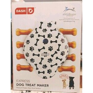 Dash Express Dog Treat Maker, Non-Stick Surface, Makes 8 Treats